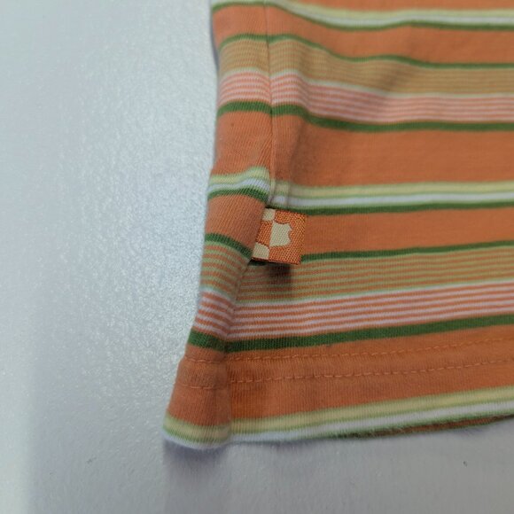 Two Tank Tops XS/S Gap and Route 66 Tie Tied Blue Orange Striped - Picture 3 of 15